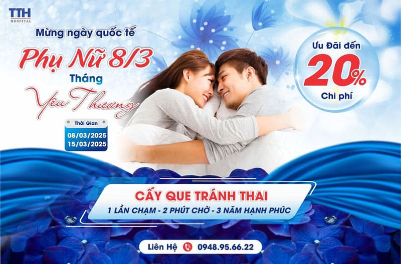 Ưu Đãi 20% Cấy Que Tránh Thai