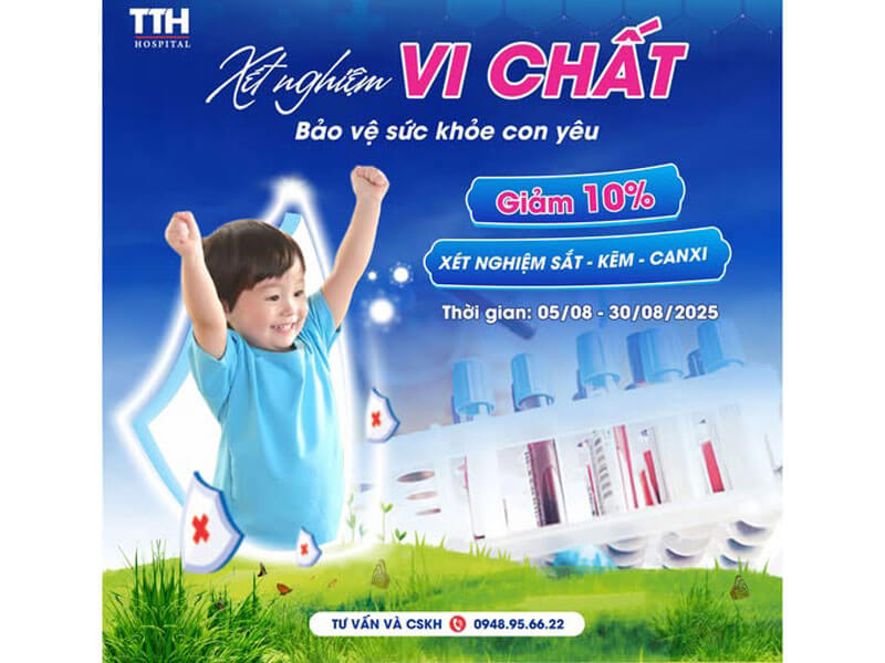  ƯU ĐÃI ĐẶC BIỆT TRONG THÁNG 8 TẠI BVĐK TTH Vinh