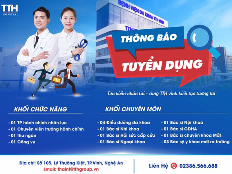 VỊ TRÍ TUYỂN DỤNG