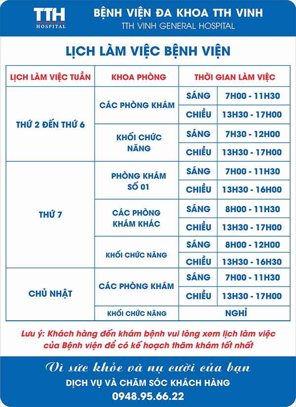 Lịch Làm Việc