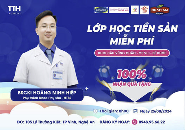 Hội Thảo Tiền Sản Tháng 08: Khởi Đầu Vững Chắc - Mẹ Vui, Bé Khỏe