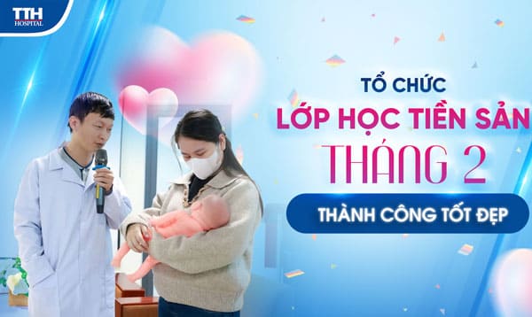 Bệnh viện đa khoa TTH Vinh tổ chức lớp hoc tiền sản tháng 2 thành công tốt đẹp 