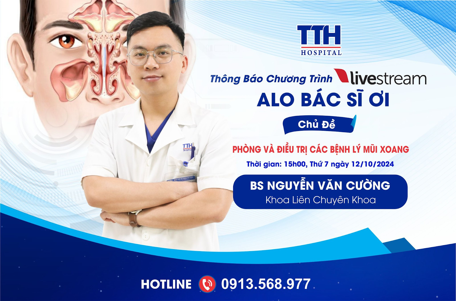 Chương Trình Livestream "Alo Bác Sĩ Ơi" - Giải Pháp Phòng Và Điều Trị Viêm Xoang Hiệu Quả